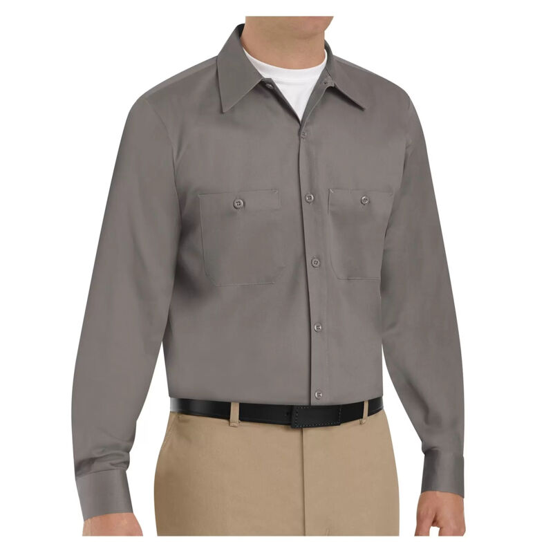 RED KAP® LONG SLEEVE WRINKLE RESISTANT COTTON SHIRT Thumbnail