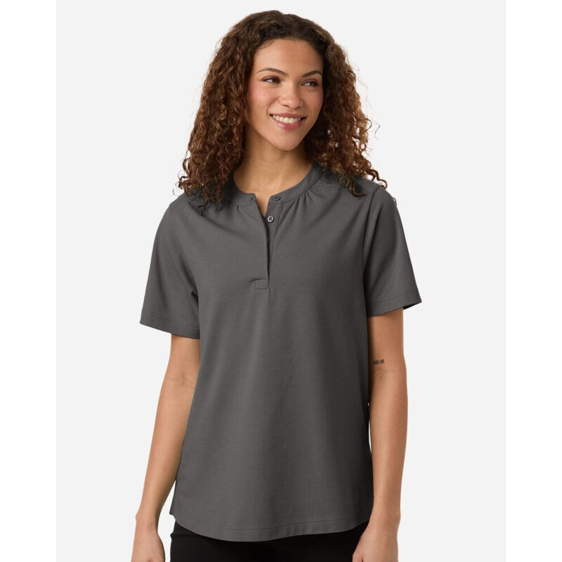 Women's Seaton Pebble Textured Polo Thumbnail