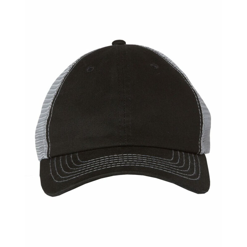 Contrast-Stitch Mesh-Back Cap Thumbnail