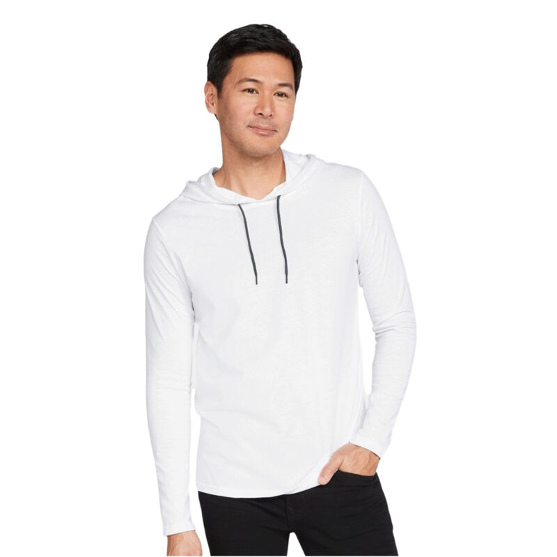Softstyle® Lightweight Hooded Long Sleeve T-Shirt Thumbnail
