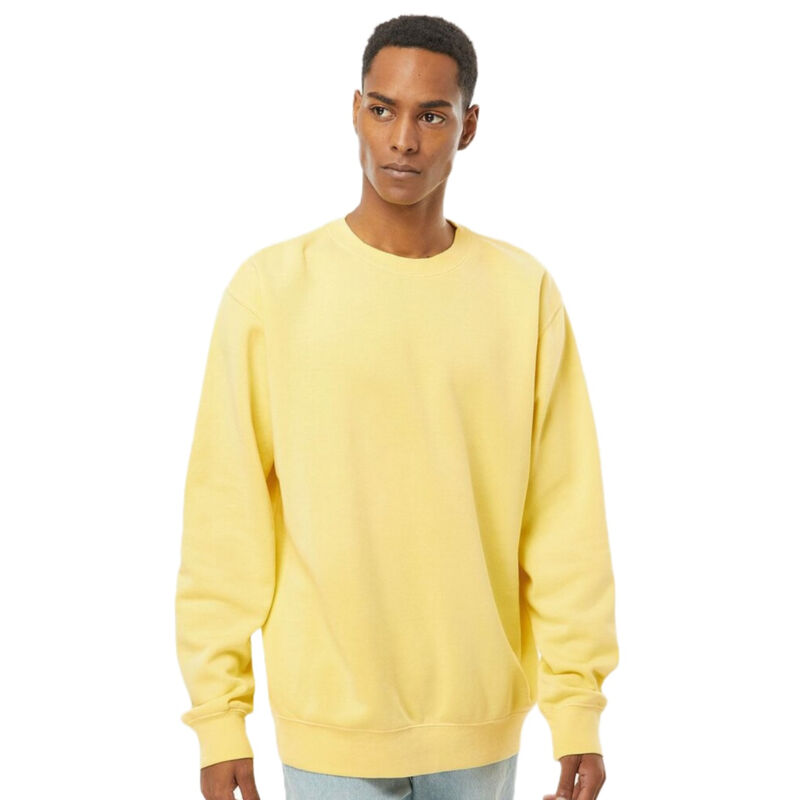 Unisex Midweight Pigment-Dyed Crewneck Sweatshirt Thumbnail