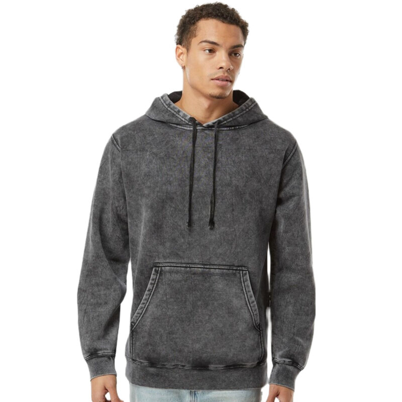 Unisex Midweight Mineral Wash Hooded Sweatshirt Thumbnail