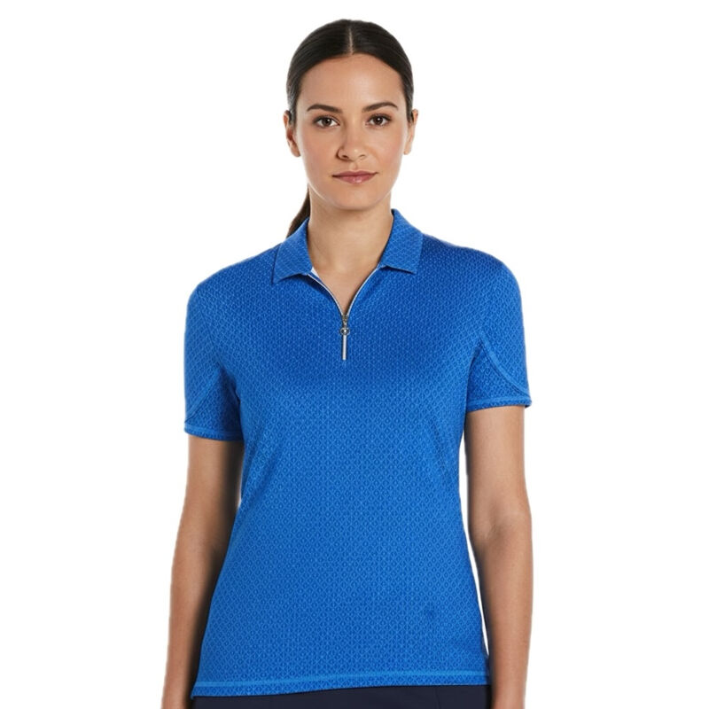 All-Over Stitched Chev Ladies’ Polo Thumbnail