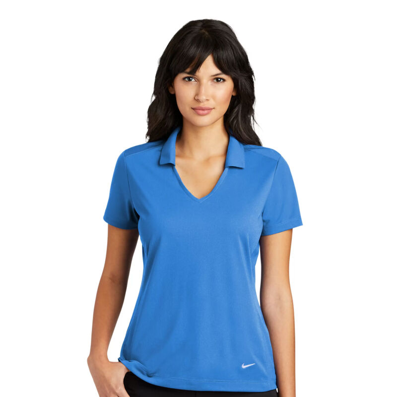 NIKE Dri-FIT VERTICAL MESH LADIES' POLO. Thumbnail