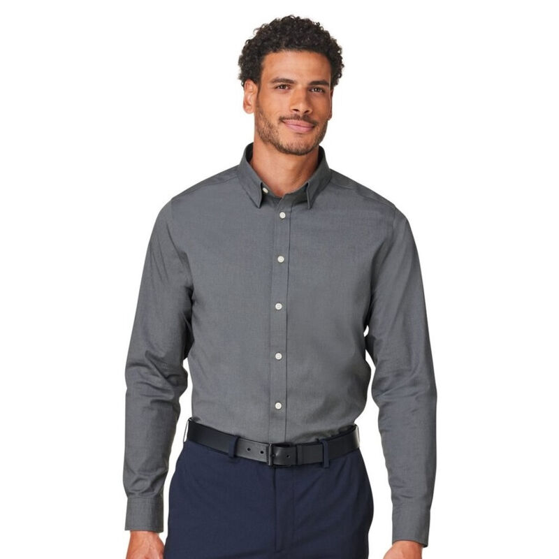 Men's CrownLux Performance® Spencer Poplin Dress Shirt Thumbnail