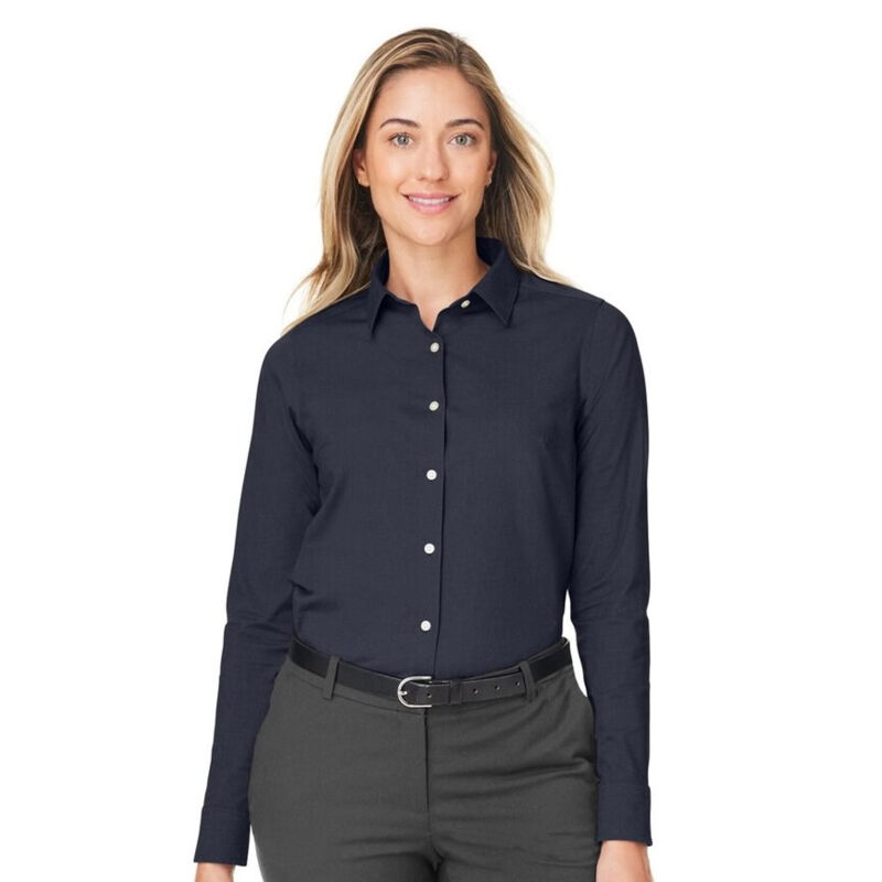 Women's CrownLux Performance® Spencer Poplin Dress Shirt Thumbnail