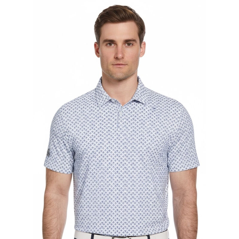 ORIGINAL PENGUIN® RETRO GEO PRINT POLO Thumbnail