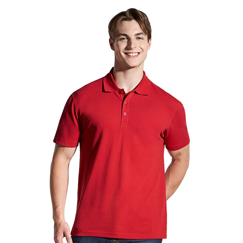 Men'sCotton-Poly-Spandex Pique Polo Thumbnail
