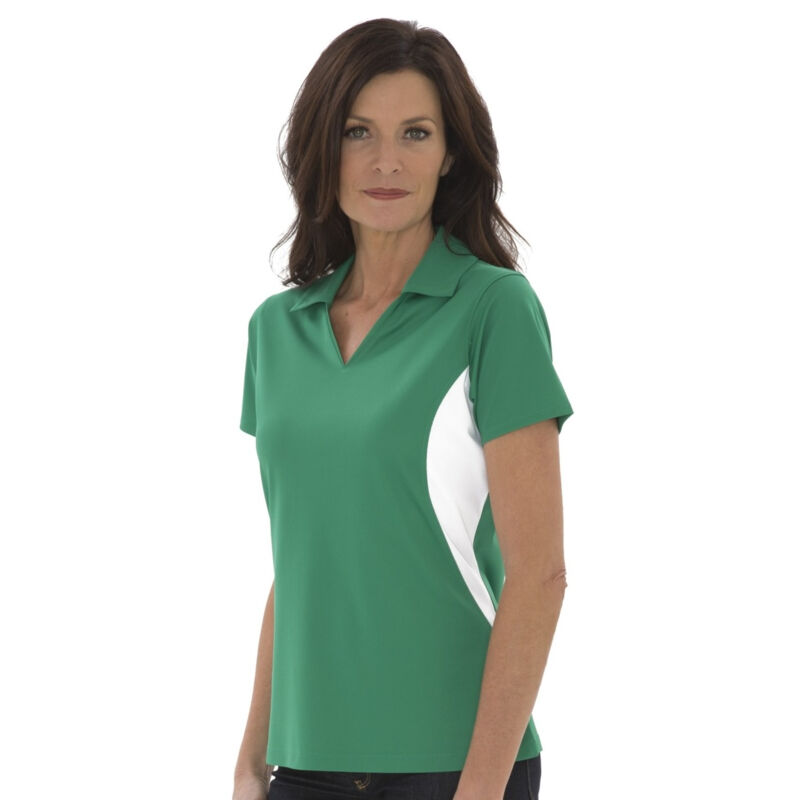 COAL HARBOUR® SNAG RESISTANT COLOUR BLOCK LADIES' POLO Thumbnail