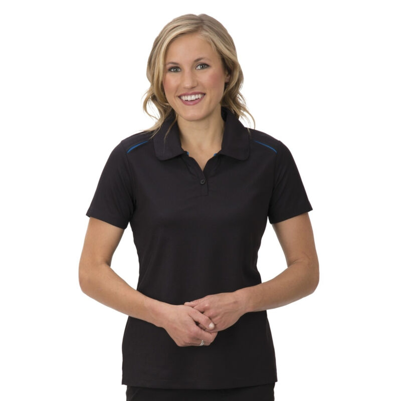 COAL HARBOUR® SNAG RESISTANT CONTRAST INSET LADIES' POLO Thumbnail