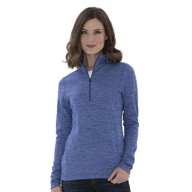 ATC™ DYNAMIC HEATHER FLEECE 1/2 ZIP LADIES' SWEATSHIRT Thumbnail