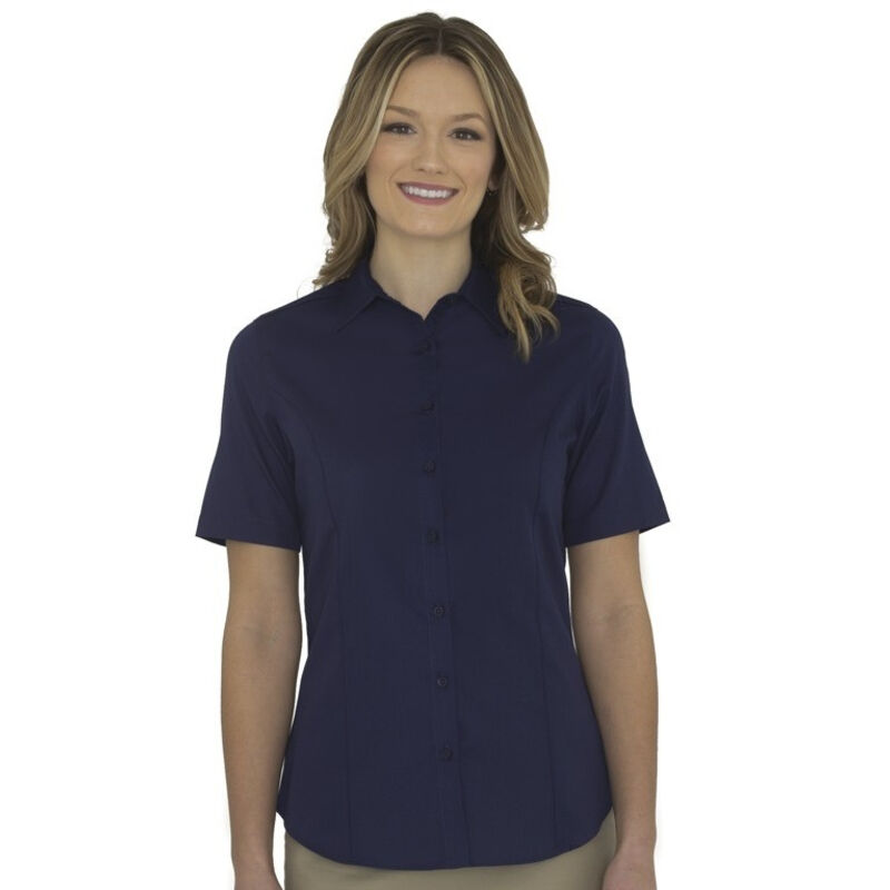 COAL HARBOUR® EVERYDAY SHORT SLEEVE WOVEN LADIES' SHIRT Thumbnail