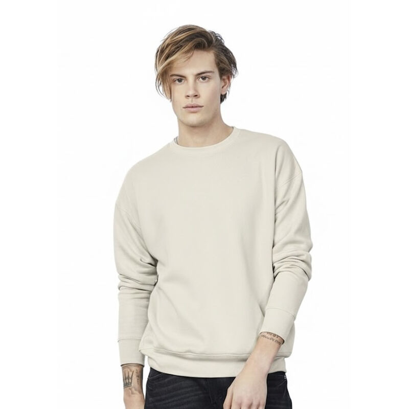 Unisex Sponge Fleece Drop Shoulder Crewneck Sweatshirt Thumbnail
