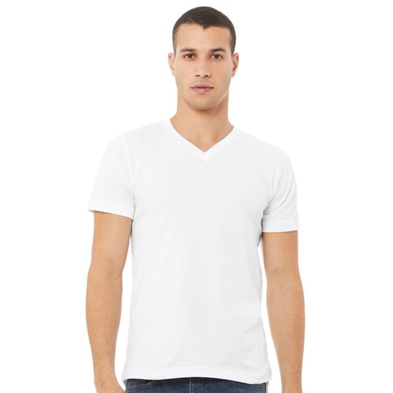 Unisex Jersey V-Neck Tee Thumbnail