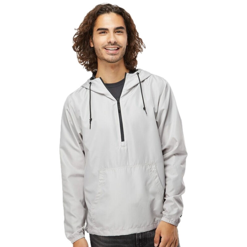 Unisex Lightweight Quarter-Zip Windbreaker Pullover Jacket Thumbnail