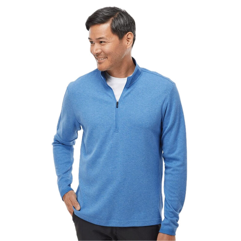 Men's 3-Stripes Quarter-Zip Sweater Pullover Thumbnail