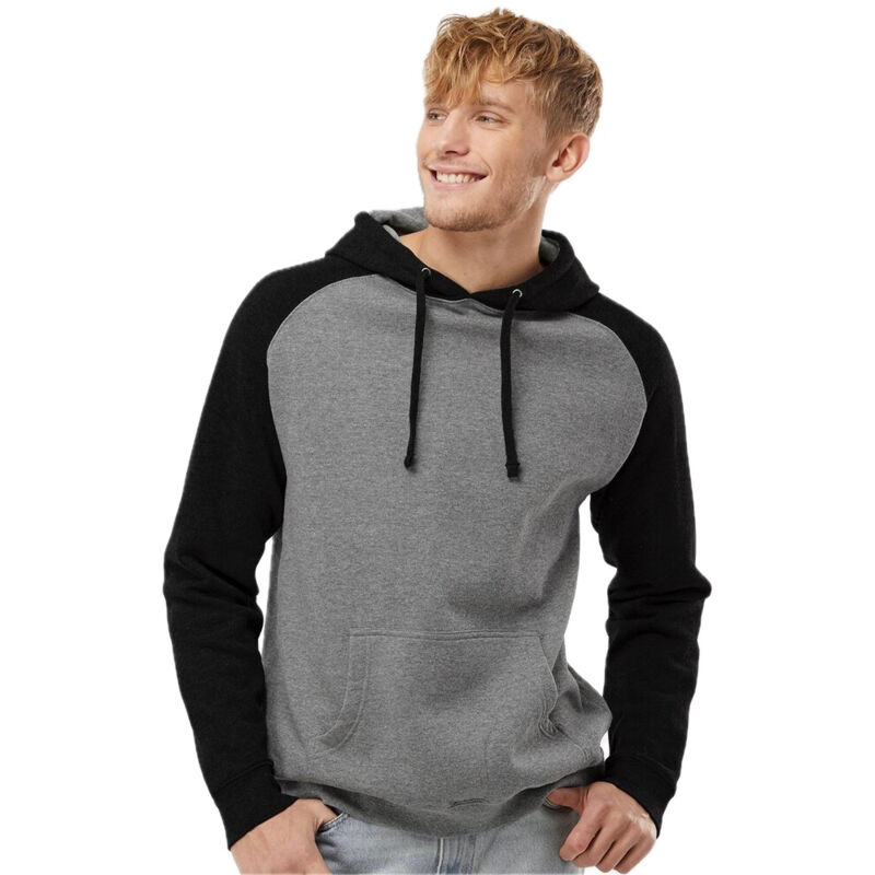 Unisex Raglan Hooded Sweatshirt Thumbnail
