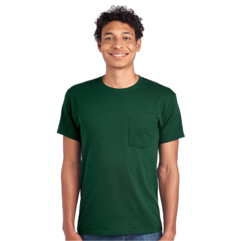 Unisex Dri-Power® 50/50 Pocket T-Shirt Thumbnail
