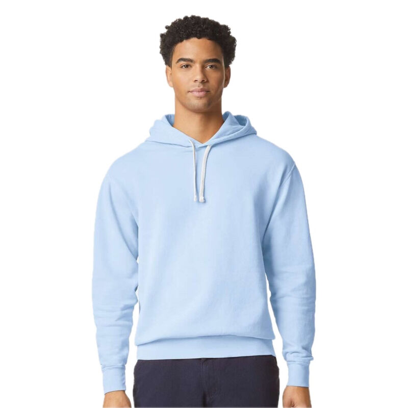 Unisex Garment-Dyed Lightweight Fleece Hooded Sweatshirt Thumbnail