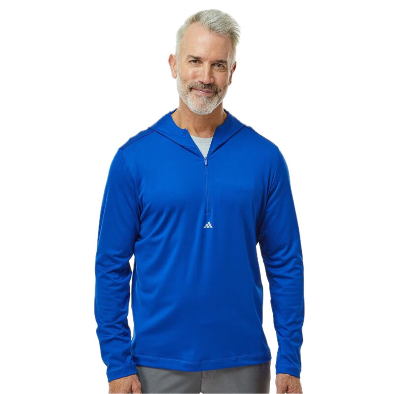 Men's Lightweight Quarter-Zip Hooded Pullover Thumbnail