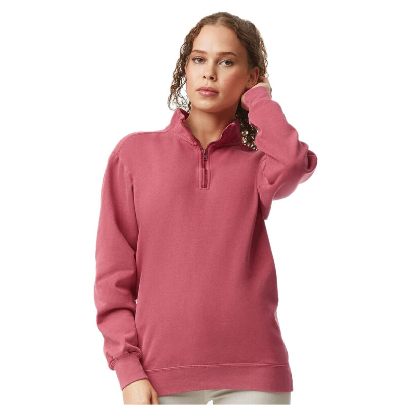 Unisex Garment-Dyed Quarter-Zip Sweatshirt Thumbnail