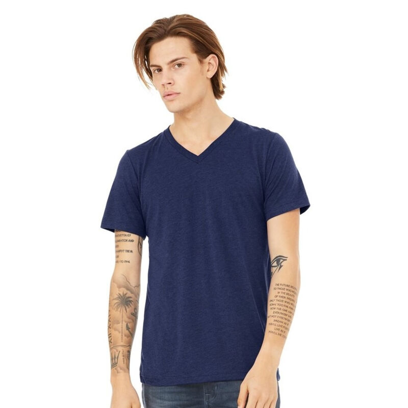 Unisex Triblend V-Neck Tee Thumbnail