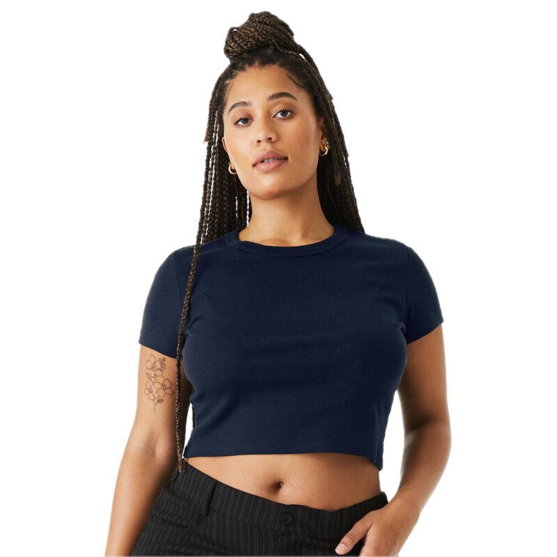 Women's Micro Rib Baby Tee Thumbnail